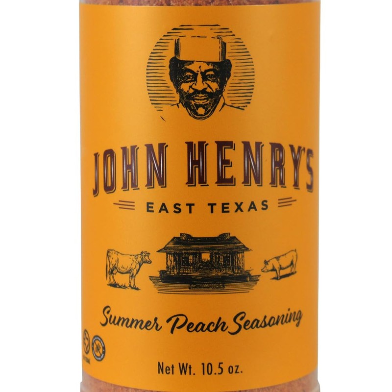 John Henry's Summer Peach Rub Seasoning Pork Salmon and Poultry