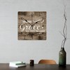Zyadsinoudor Amazing Grace How Sweet The Sound Square PVC Clock
