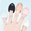 5-Piece Mini Air Cushion Finger Puffs for Makeup Dation Black 5P 3ea