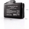 SAVIOR HEAT 1 Pair 7.4V,2200MAH Rechargeable Battery For Heated Gloves