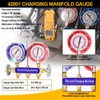 YMT 42001 Charging Manifold and Test, 2-Valve, A/C Manifold Gauge,