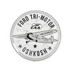 EAA Ford Tri-Motor Round Metal Sign