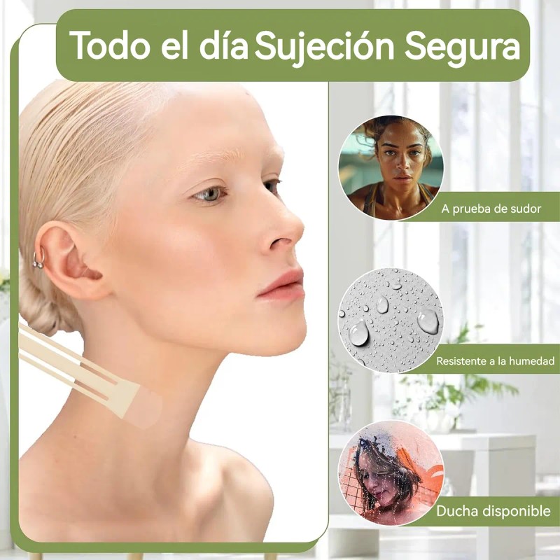 Faja Mentonera Parches Adhesivos Afina Rostro Cinta Cara