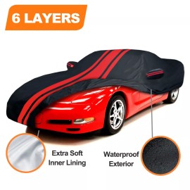COLICO 6 Layer Fit Chevy Corvette C4 C5 C6 C7 1984-2019 Custom Car Cover Outdoor