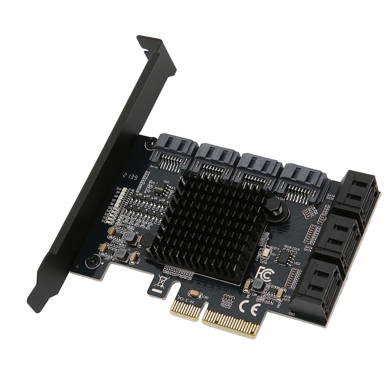 Adapter Card 6Gbps PCIE 4X to 10 Ports SATA3.0 Multi