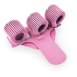 Pink Metal Triple Clip On Pen Holder Ideal for Doctors Nurses Pilot