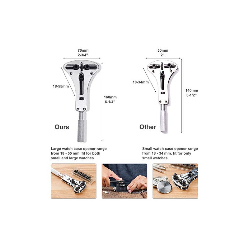 Anezus 187pcs reloj Kit de reparación