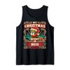 Boxer My Christmas Spirit Dog Santa Claus Elf Reindeer Tank