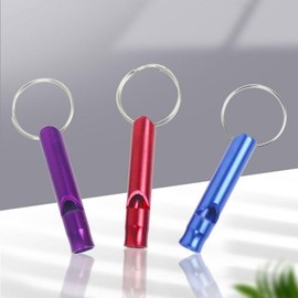 Mini Self-Defense Alarm Whistle - Portable Safety Whistle for Women, Emergency Signal Random 50ea
