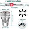 KEWAYO Adjustable Universal Socket, Super Socket Wrench Fits Standard Sizes