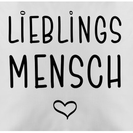 Shirtracer Cushion Cover – Couple – Cushion – Favourite Person – 50 x 50 cm – Yellow – Heart Man Gift