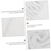 CIYODO Thicken 3D Pattern Table Cover White Decorative Tablecloth for