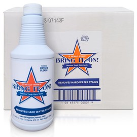 BRING IT ON! CLEANER 16 - Ounce Case | Hard Water Spot Remover | Shower Door Cleaner | 12 – 12 Ounce Bottles of Product