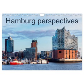 Hamburg perspectives (Wall Calendar 2026 DIN A4 Landscape), CALVENDO 12 Month Wall Calendar