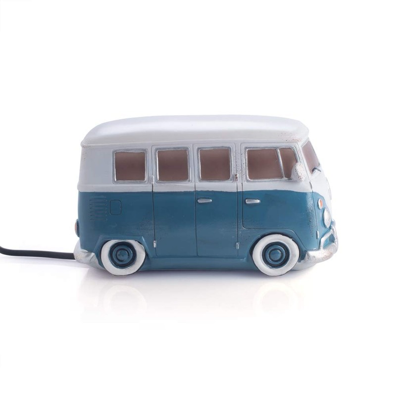 MDI Australia Blue Metal Look Replica Combi Van LED Table