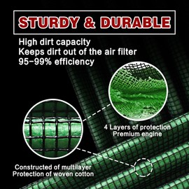 KNSPEC Engine Air Filter Compatible With 2019-2021 Chevy/GMC Truck, Silverado 1500, Sierra 1500,Increase Power & Towing, Washable,Replacement Air Filter.(2019-2021 Chevy/GMC Truck)