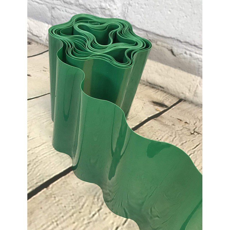 Selections Flexible Lawn Edging - Green Plastic (9m x 15cm