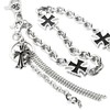 UNIQSUM Maltese Cross Charm wallet chain Biker Punk Key chain