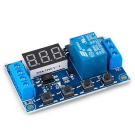 Innfeeltech 1pcs DC 6-30V Delay Relay Time Programmable Delay with LCD Display, 5V Micro USB, Smart Home Controller