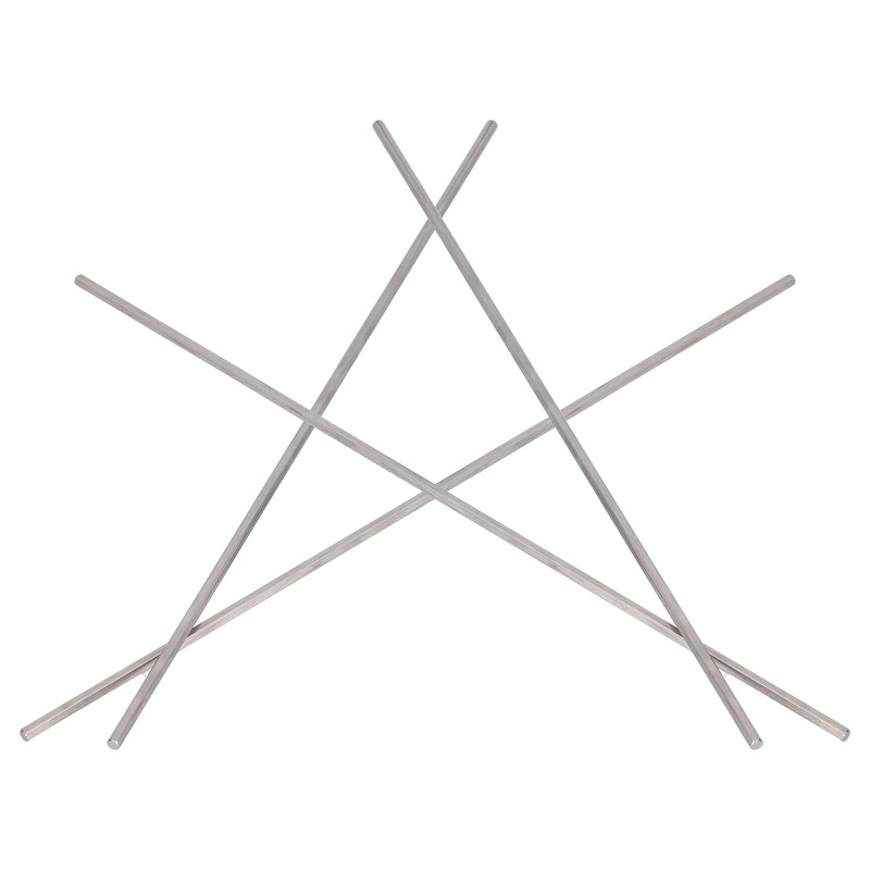 4Pcs Hex Shaft 5mm Stainless Steel High Hardness Wearproof Antislip