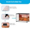 Duedusto 3 Pcs Reptile Tank Background, Bearded Dragon Tank Accessories,