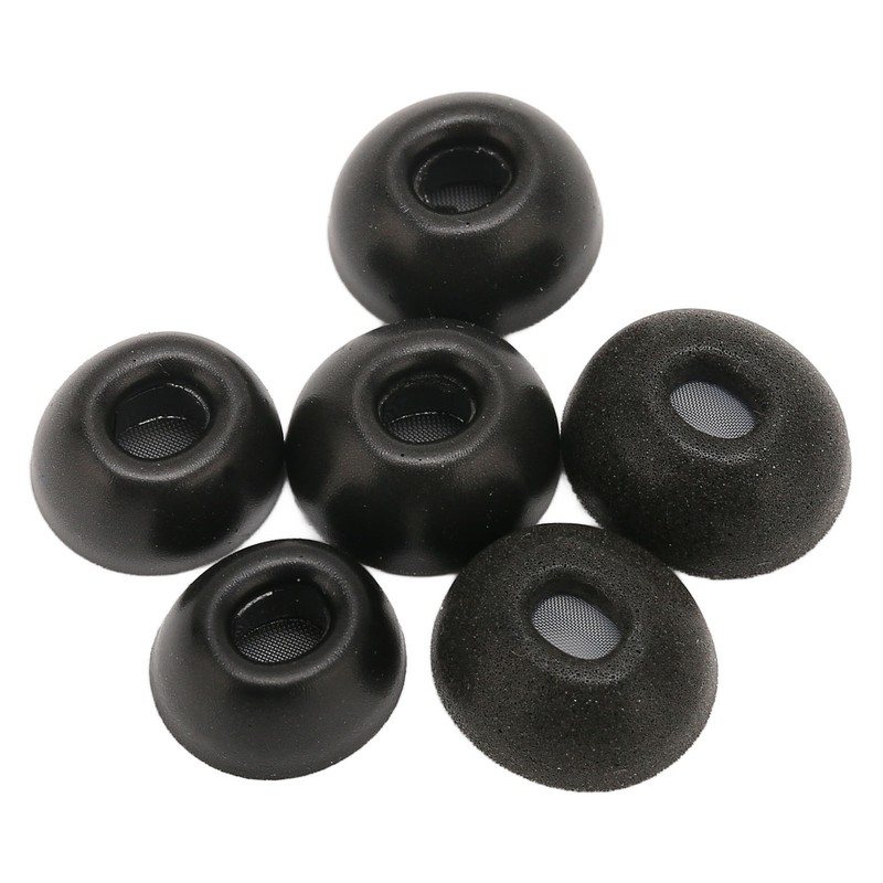 6pcs Eartips Replacement Noise Isolation Soft Slow Rebound Foam Ear