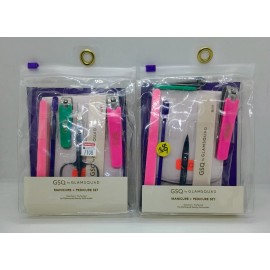 Glam Squad Lot of 2 GSQ by GLAMSQUAD Manicure & Pedicure Set - NEW!