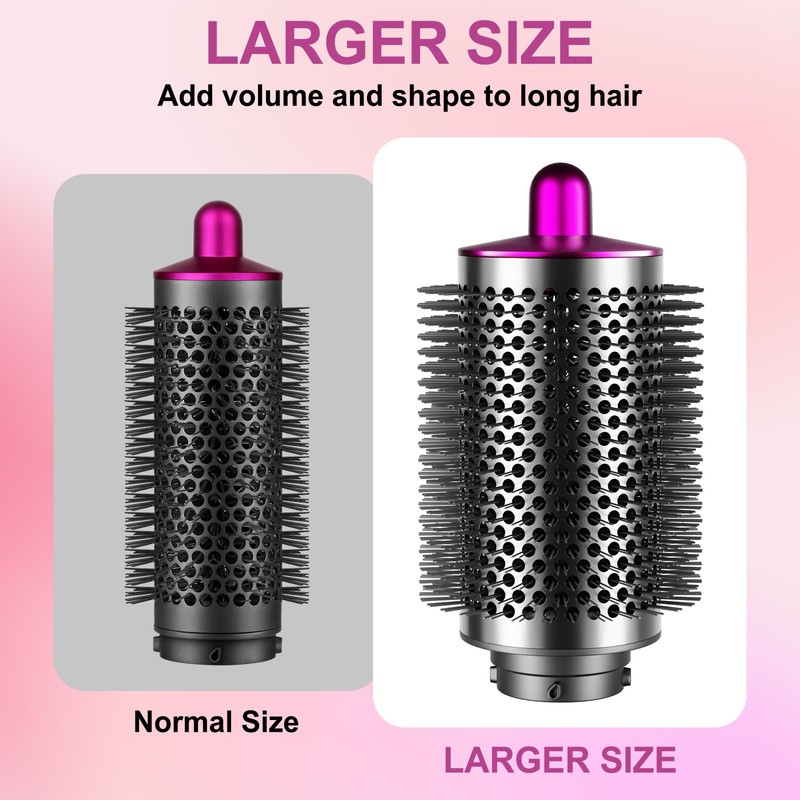 ZEPHBLOW Large Round Brush for Dyson Airwrap Attachments, Bigger Oval