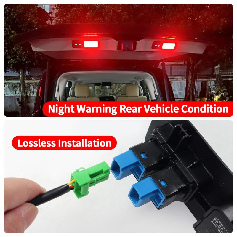 Lallker Tailgate Warning lamp Accessories 2024 2025 for Toyota Land