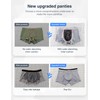 Carer Incontinence Pants Men Soft Comfortable Washable Mens Boxer Shorts