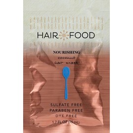 Hair Food Mascarilla nutritiva para el cabello de coco, 1.7 onzas