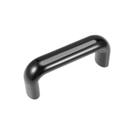 sourcing map Plastic Pulls Handle 120mm Hole Centers Black for Industrial Machine