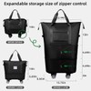 Duffel Bag with Wheels Rolling Duffle Bag Foldable Travel Bag