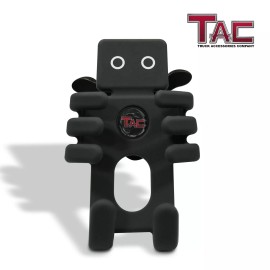 TAC Car Cell Phone Silicon Holder Cradle Mount BLK Fit 5"-7" Smartphones & GPS