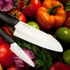 Kyocera FK-140-WH Ceramic Santoku, Chef Knife for Your Cooking Needs,