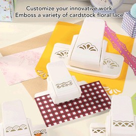 Manual Die Cutting Machine, Portable Rapid Cutting Embossing Machine Paper Flower Embossing Punch for Handcraft, Die Cutter Machine for Cardmaking, Scrapbooking, DIY Crafts (Type