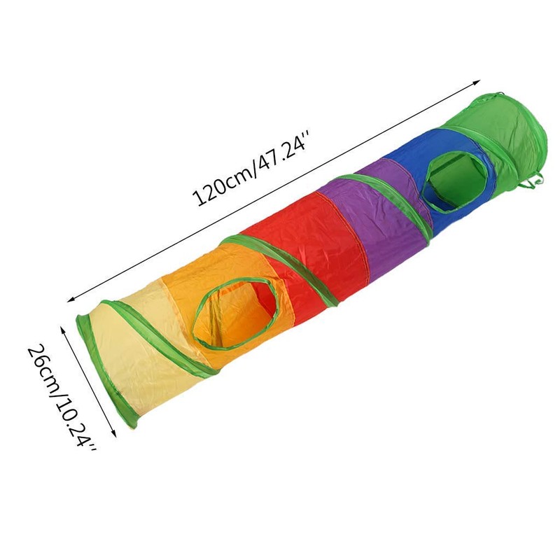 PUBAMALL Túnel para Gatos, Juguete Extensible Plegable para Jugar con