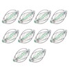 10PCS Stainless Steel Spring Fishing Feeder Bait Cage Holder Tackle