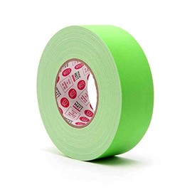 DGTAPE 2 inch X 60 ya Chroma Key Green Gaffer Tape. 12Mil Thick & Strong + Matte Finish LDPE Surface. Pro Grade USA Brand (MATT50050/50/LGR Keying Tape, 2in)