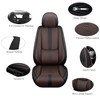 Leather Seat Covers for Volkswagen Passat/Jetta/Taos/Tiguan/Touareg,Car Seat Covers Full Set,Waterproof