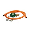 Cozze® regulator set with regulator, 1.1 meter hose, and clamp