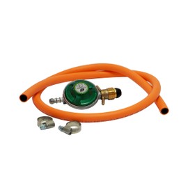 Cozze® regulator set with regulator, 1.1 meter hose, and clamp (ONLY FOR THE SWEDISH MARKET)