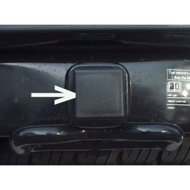 Upper Bound Universal Class 1 I and Class 2 II 1 1/4" Black Trailer Hitch Cover Cap Plug 1.25 Inch