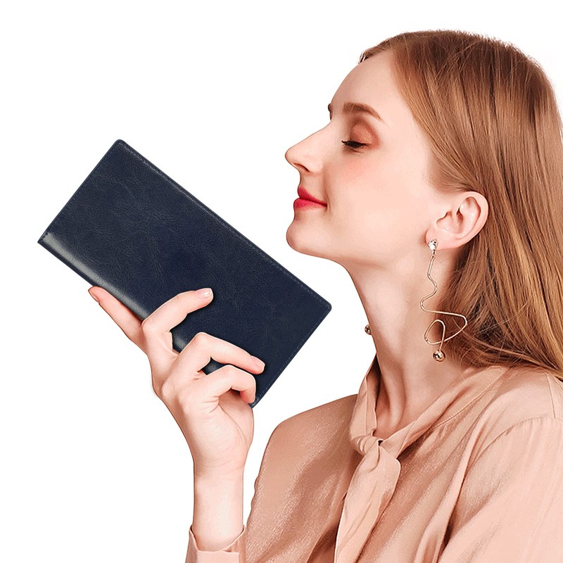 Lavemi Ultra Slim Thin Leather Women Wallet RFID Blocking Credit