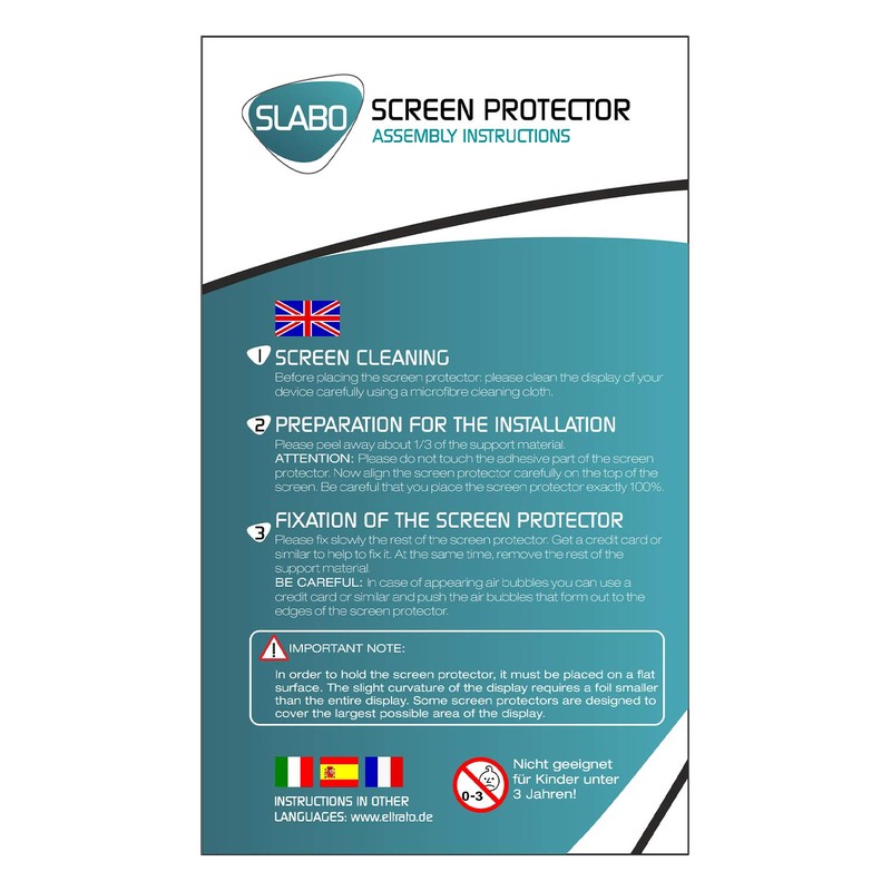 Slabo 2 x Screen Protectors Compatible with Lenovo Yoga Tab