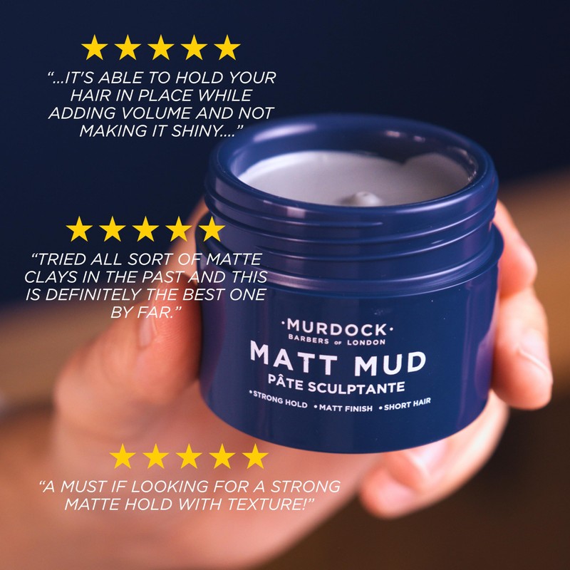 Murdock London Matt Mud | Non-Shine Shaping Clay | Vegan