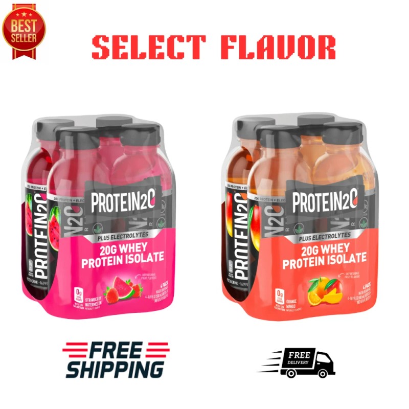 Protein2o 20g Whey Protein Infused Water Plus Electrolytes, 16.9 FL