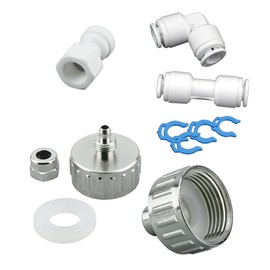 'AS6 M Work Connection Kit for Refrigerator Side By Side. Connector for Water Pipe Hose 6 mm (1/4)