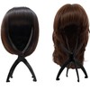 TGYHCJBY Black Wig Stand Portable Wig Holder Wig Head Stand