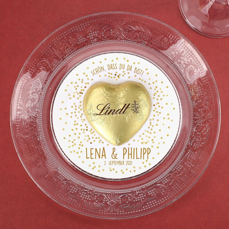 Herz & Heim® Wedding Favours (Gold, Pack of 20)